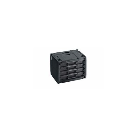 Tanos - 80000058 - Rack-Box Invidual Color Gris Claro Para Systainer Iv Con 15 Cajas Individuales